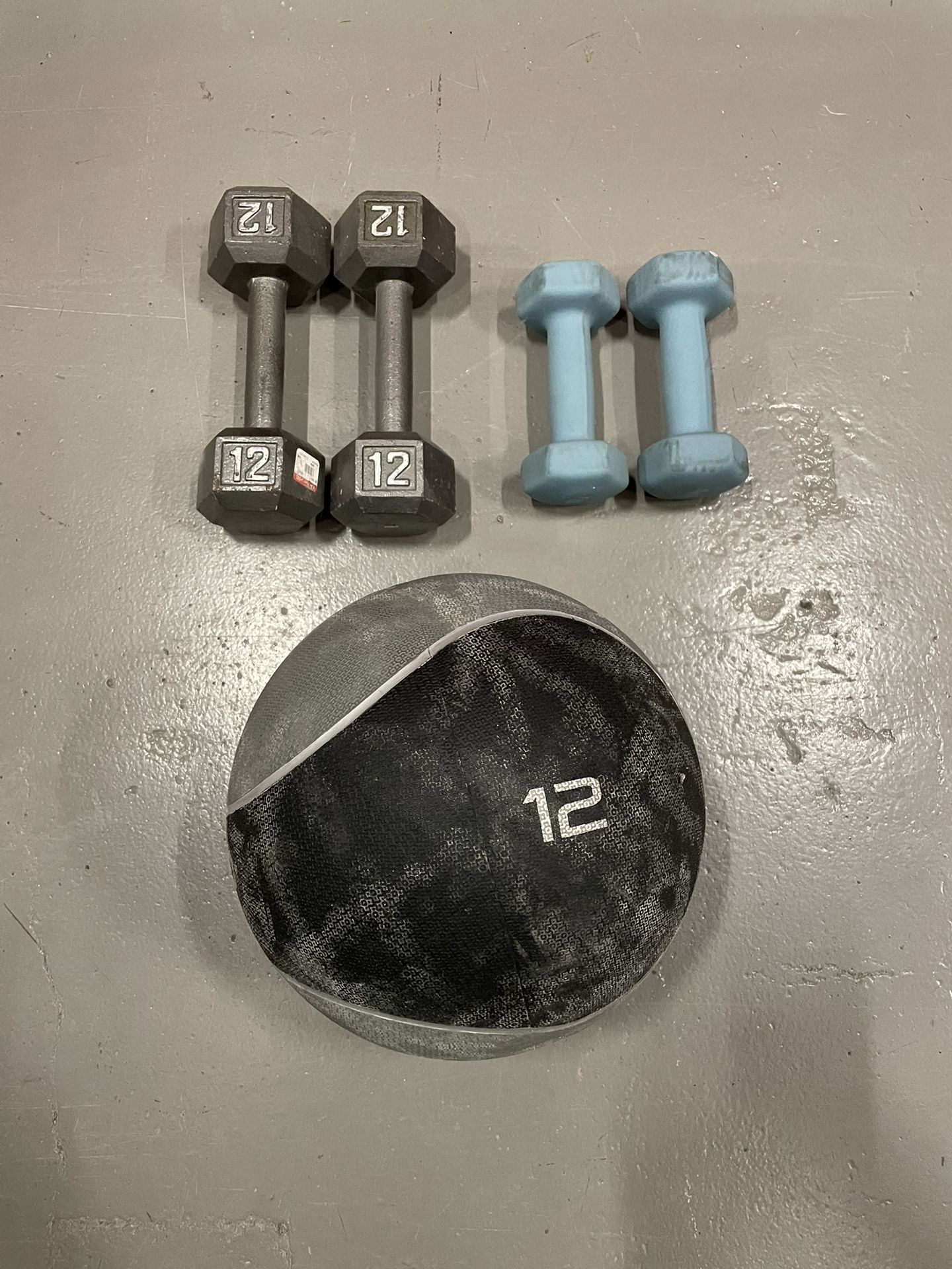 Dumbbells & Medicine Ball