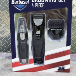 New Barbasol 4 Piece Grooming Set
