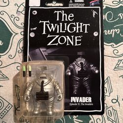 Bif Bang Pow Entertainment Earth Twilight Zone 3.75" Invader
