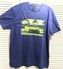 Ferrari Pic On Cotton Tshirt