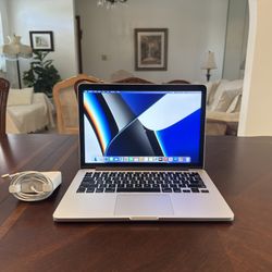 MacBook Pro 2013 13inch Intel core I7, 8gb RAM, 500gb SSD, MacOS Sonoma