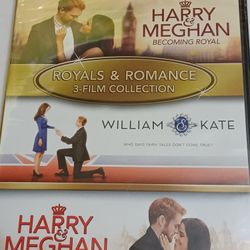 DVD Harry And Meghan Royal The Romance 3 Film Collection Brand New