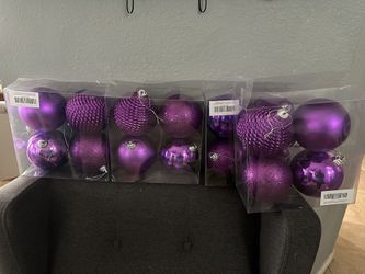 Large Purple ornaments