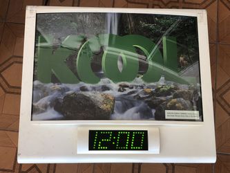 Vintage Kool Motion Sign with Clock