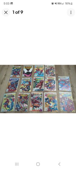MAXIMUM CARNAGE #1-14 COMPLETE SET SPIDERMAN VENOM MARVEL COMIC LOT