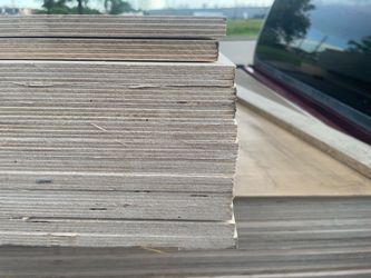 Baltic Birch Plywood Sheets (45 Panels Total) – 1/2" & 3/4" Mixed Sizes