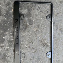 Tesla Y Metal plate frame 