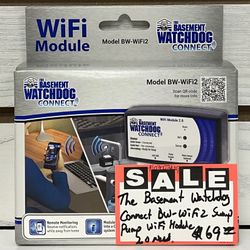 The Basement Watchdog Connect BW-WiFi2 Swamp Pump WiFi Module 2.0 New 