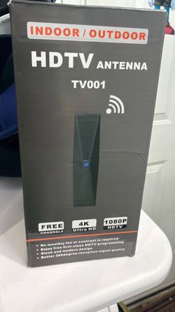 URIIU TV001 Indoor Outdoor HDTV Antenna 4K 1080P 360° Digital TV