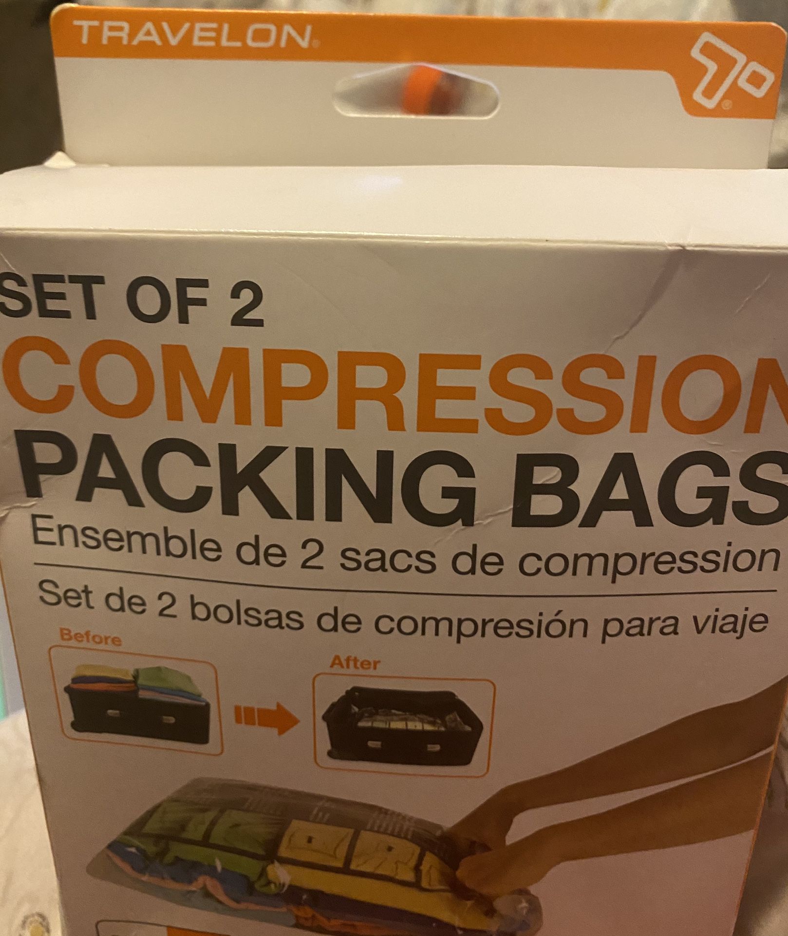 Travelon compression shop bags