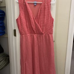Laura Scott Coral Pink Summer Dress