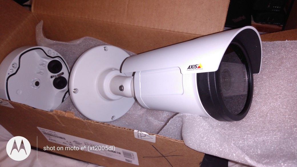 brand new axis infrared spot camera.
