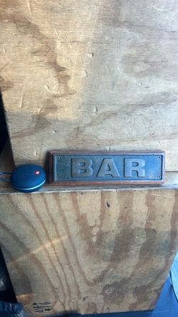 Bar sign