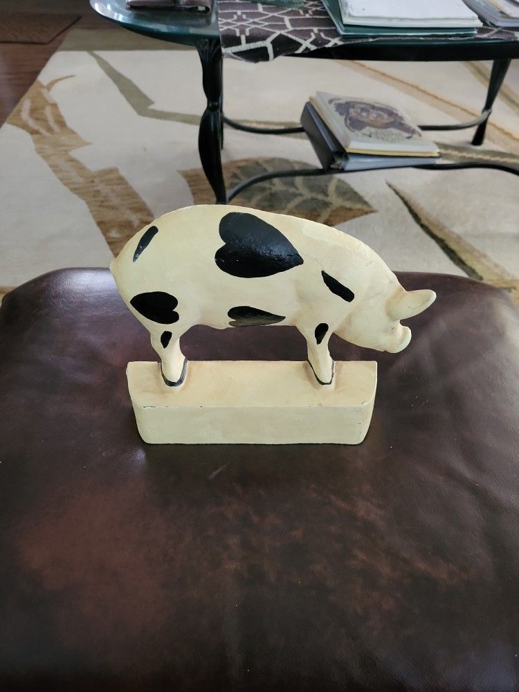 Antique Cast Iron Pig Door Stop