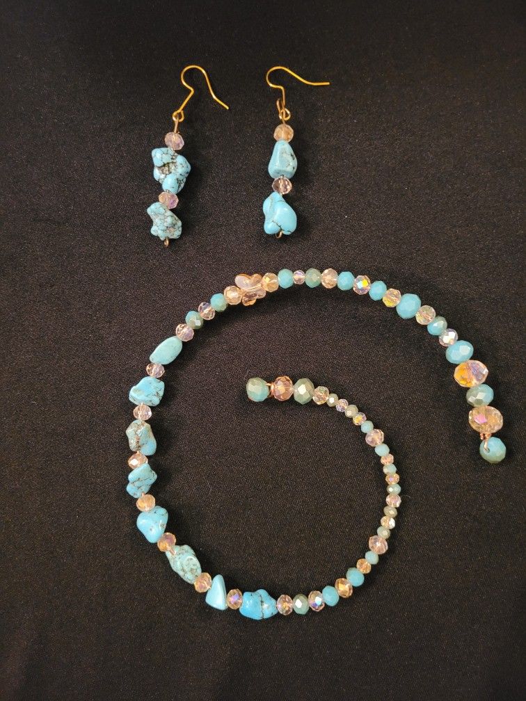 Bracelet and Earings