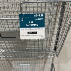 Wall Mount Metal File Organizer 3 Tier Pockets Mail Slots