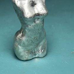 .999 silver bust and body statue sculpture hand made 1.25 oz