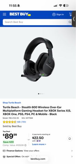 Turtle Beach Stealth 600 Wireless Gaming Headset