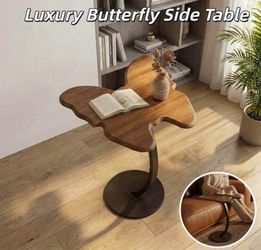 Modern Butterfly Side Table / End Table - Walnut Finish (19 available) $30 each
