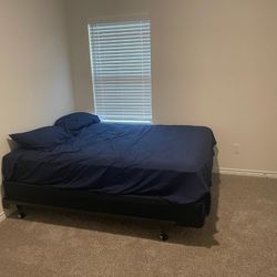 Queen Size Bed With Mattress 