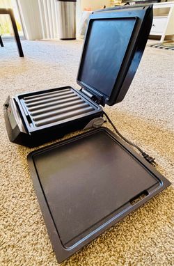 Electric Indoor Grill with Removable Plates