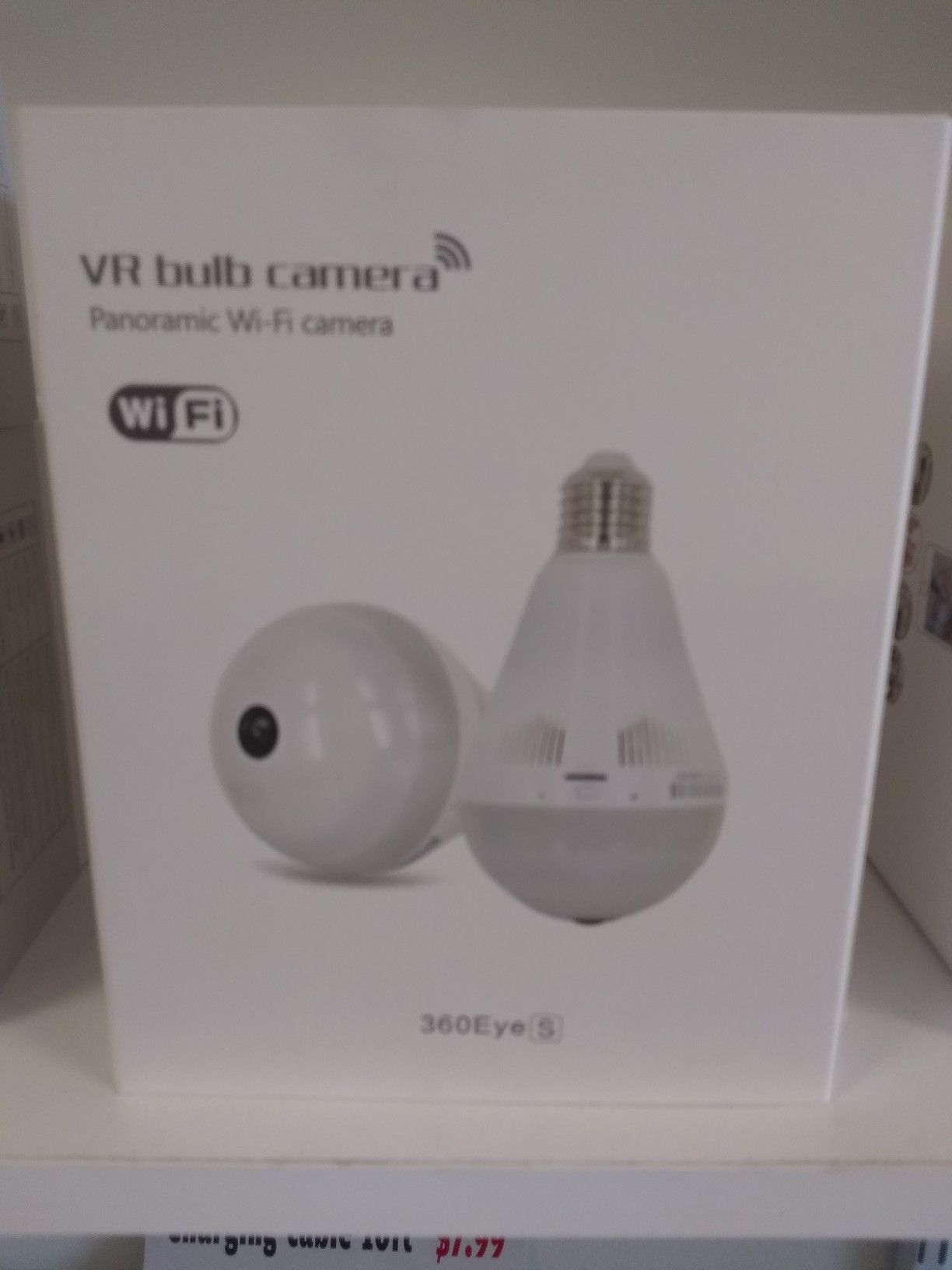 Light bulb WiFi home security camera motion detection sound detection night vision and talk back