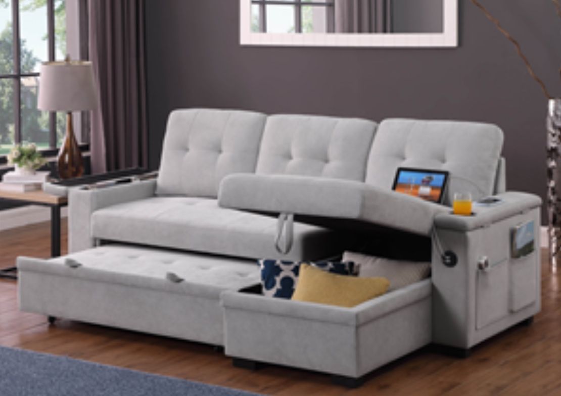 Modern Sleeper sectional sofas! Shop Now Pay Later - Finance available No Credit Needed ✅