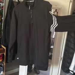 Adidas half zip jacket