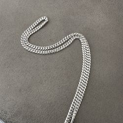 Cadena De Plata 925 Size 24”