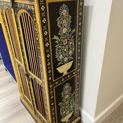 Antique Hand Painted Armoire
