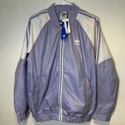 adidas Originals Mens Summer Superstar Track Jacket Purple HC2097 Size Large NWT