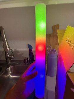 Foam glow sticks for parties
