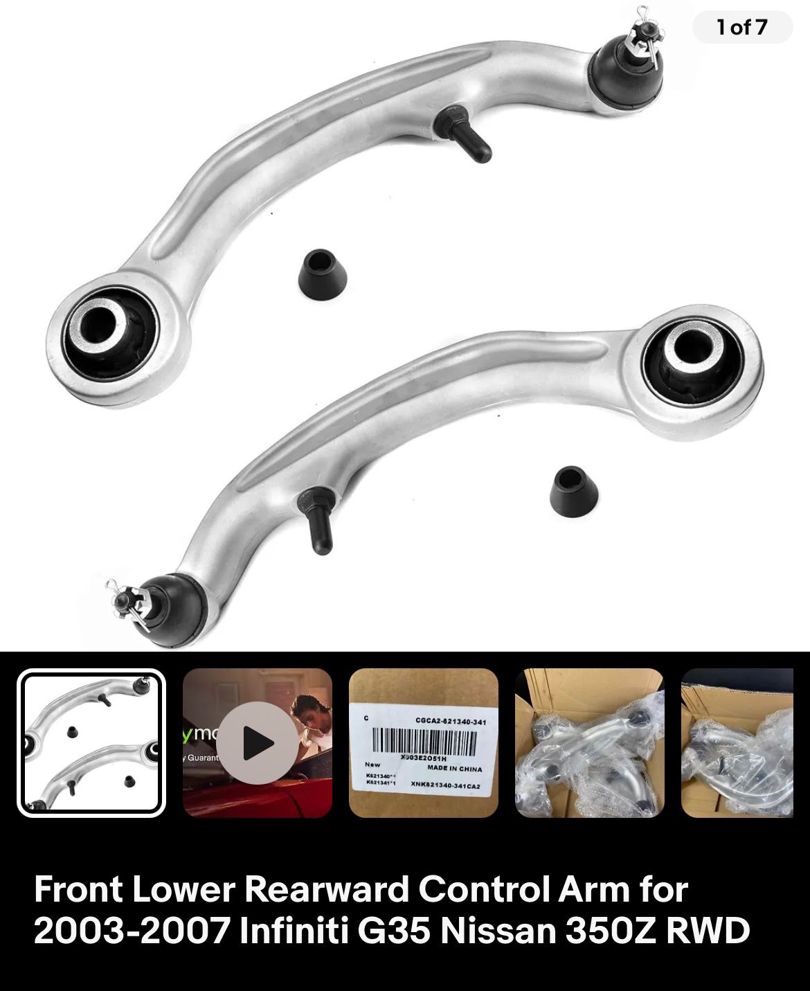 Front Control Arms G35/350z