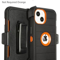 New In Sealed Package.  Iphone 14 Plus Black/ Black Case W/clip.  See Photos 