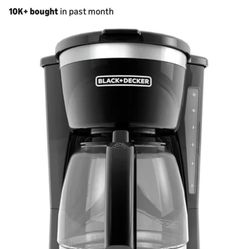 Moving Deal Great Condition Black$decker 12 Cup Programmable Coffee ☕️ Machine Half Price 
