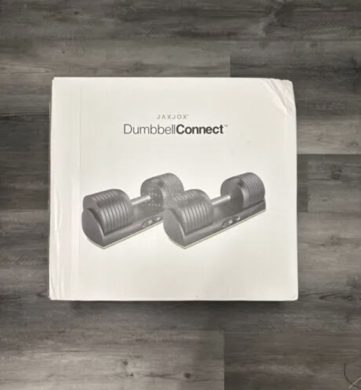 JAXJOX - DumbbellConnect - Adjustable Dumbbell Pair - Cool Gray - 50 lb each