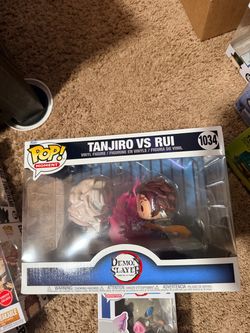 Funko Pop Moment Tanjiro vs Rui #1034 Demon Slayer
