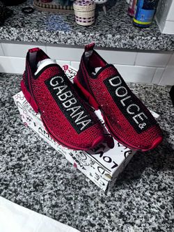 Dolce&Gabbana Red Rhinestone Shoe