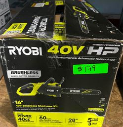 Ryobi 16in Cordless Chainsaw Kit