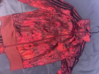 Adidas Red Flower Sweat Suit 