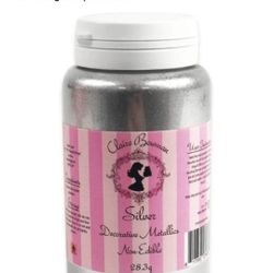 Silver Decorative Metallic Luster Dust