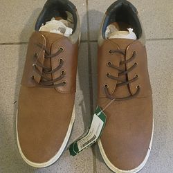 Hawker Rye Thorelle Textured Leather Sneakers Size 10