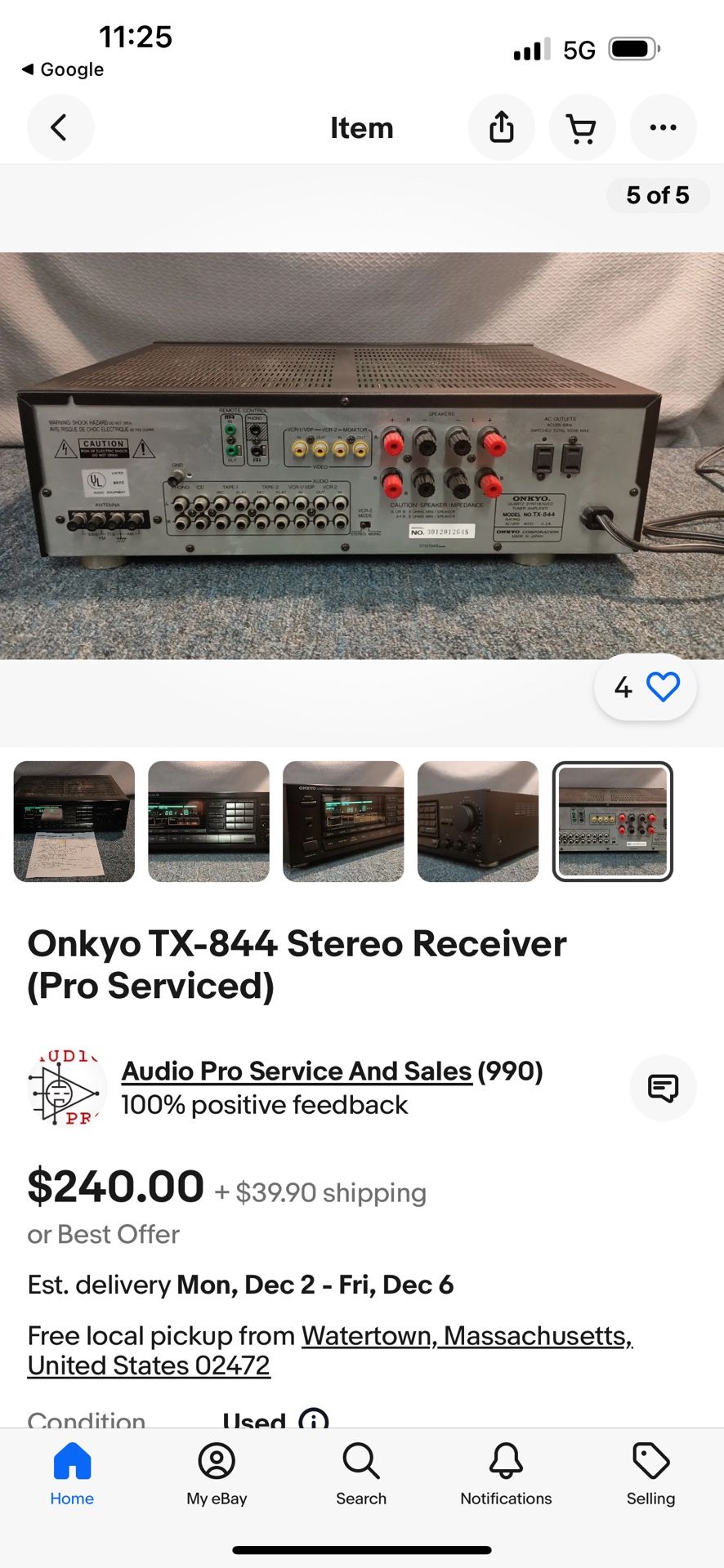 Stereo Receiver Onkyo TX 844 & Onkyo Multi Cd Changer DX C300