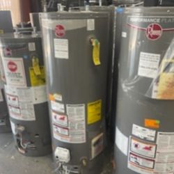 New Water Heater Rheem Performance Platinum