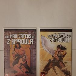 The Cimmerian The Man-Eaters of Zamboula 1-2  (2021, Ablaze) 1st Print Cover A