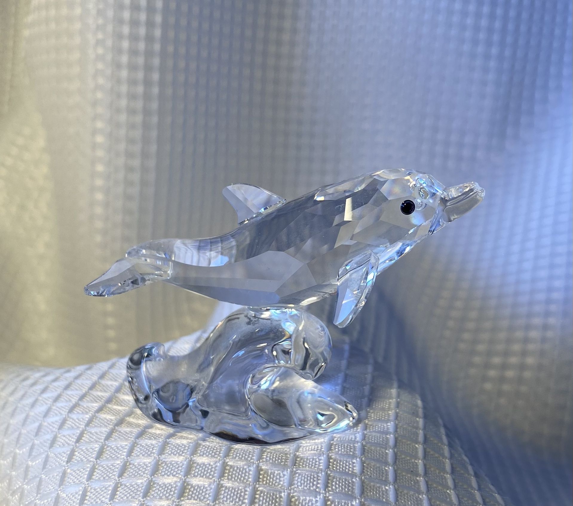 Swarovski Crystal Retired Baby Dolphin Figurine 2005 No Box