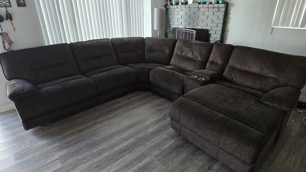 Power Reclining 6 piece sectional