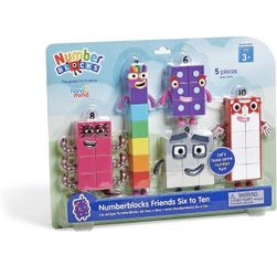 hand2mind Numberblocks Friends Six to Ten, Toy Figures Collectibles, Character Figures