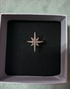 925 Sterling Silver Moissanite Ring
