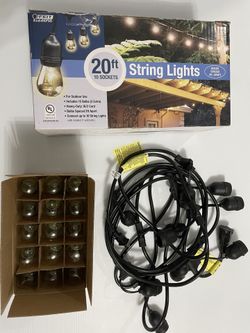 incandescent string light 20ft
